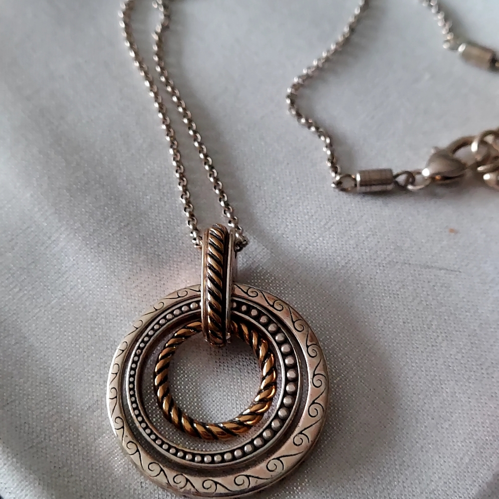 Brighton "Rapture Rings" Pendant - Picture 6 of 10
